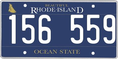 RI license plate 156559