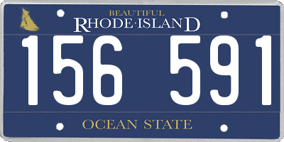 RI license plate 156591