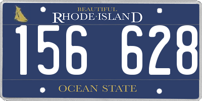 RI license plate 156628