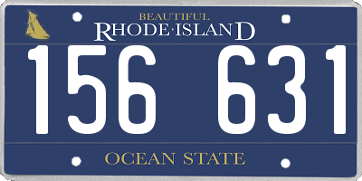 RI license plate 156631