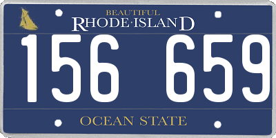 RI license plate 156659