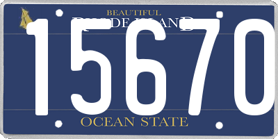 RI license plate 15670