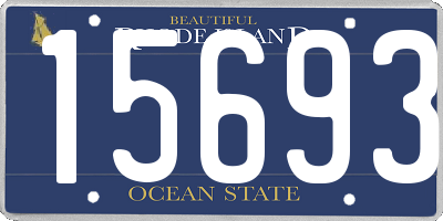 RI license plate 15693