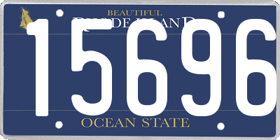 RI license plate 15696