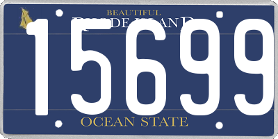 RI license plate 15699