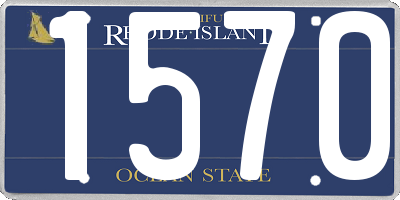 RI license plate 1570