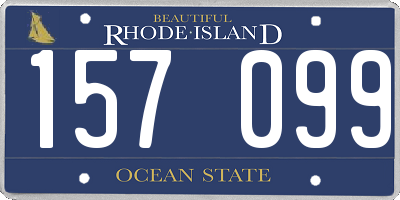 RI license plate 157099