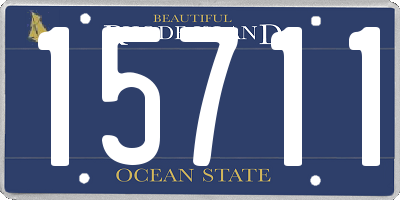 RI license plate 15711