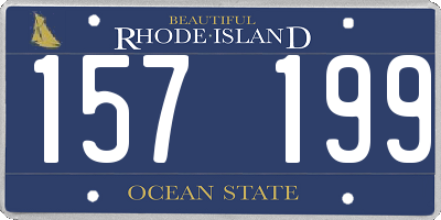 RI license plate 157199