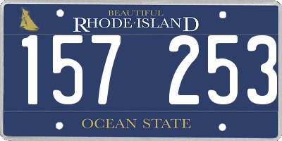 RI license plate 157253