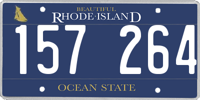 RI license plate 157264