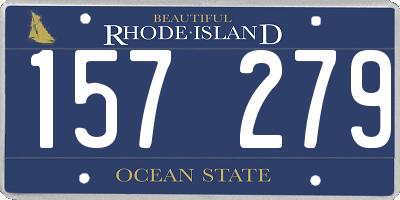 RI license plate 157279
