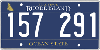 RI license plate 157291