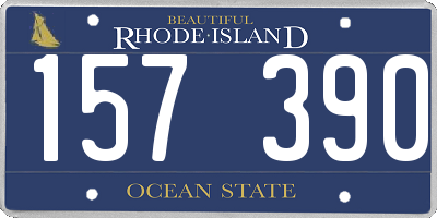 RI license plate 157390