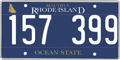 RI license plate 157399