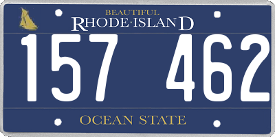 RI license plate 157462
