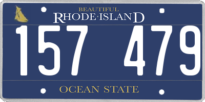 RI license plate 157479