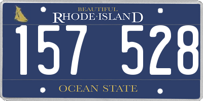 RI license plate 157528