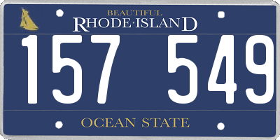 RI license plate 157549