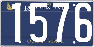 RI license plate 1576