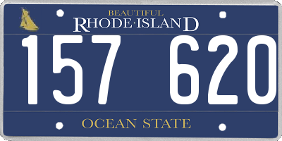 RI license plate 157620