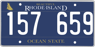 RI license plate 157659