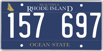 RI license plate 157697