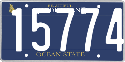 RI license plate 15774