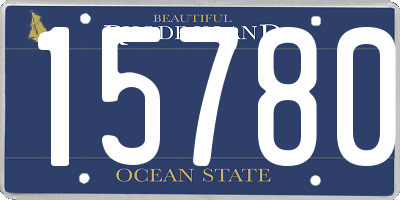 RI license plate 15780