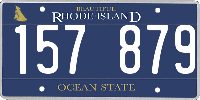 RI license plate 157879