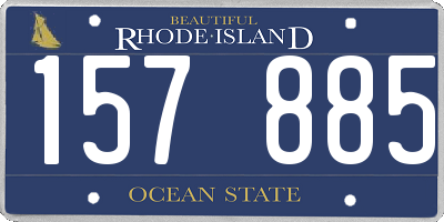 RI license plate 157885