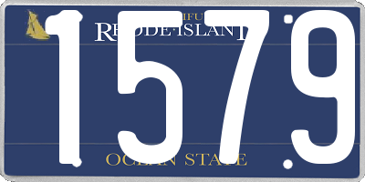 RI license plate 1579