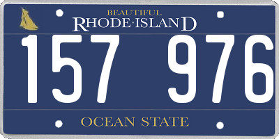 RI license plate 157976