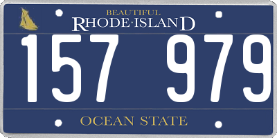 RI license plate 157979