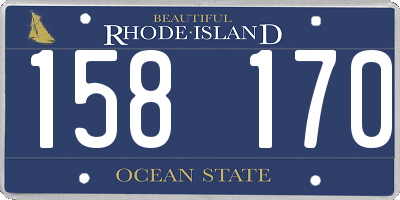 RI license plate 158170