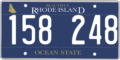 RI license plate 158248