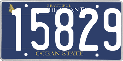 RI license plate 15829