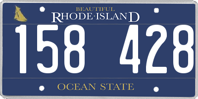 RI license plate 158428