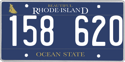 RI license plate 158620