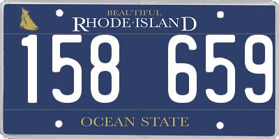 RI license plate 158659