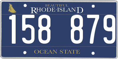 RI license plate 158879