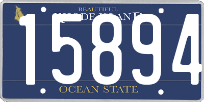 RI license plate 15894