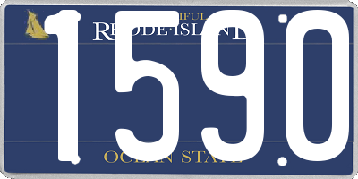 RI license plate 1590