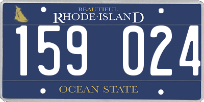 RI license plate 159024