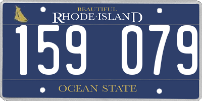 RI license plate 159079