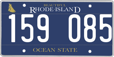 RI license plate 159085