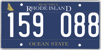 RI license plate 159088