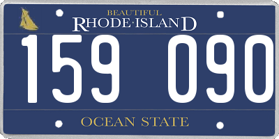 RI license plate 159090