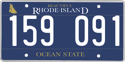 RI license plate 159091