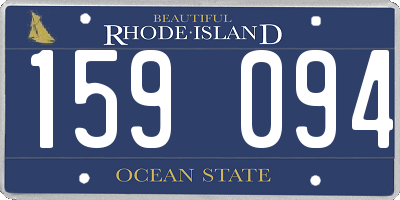 RI license plate 159094